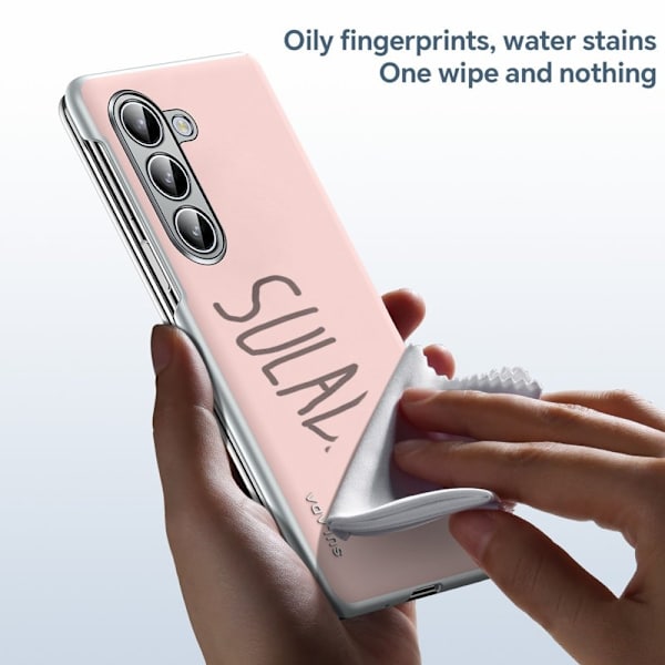 SULADA Mobilskal till Galaxy Z Fold5 5G Läder+PC - Lila