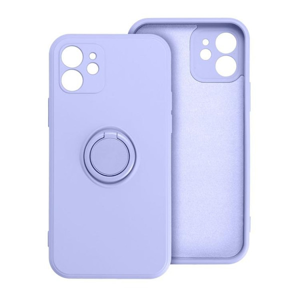 Mobilskal till iPhone 16e Silikon Ring - Violett Lila