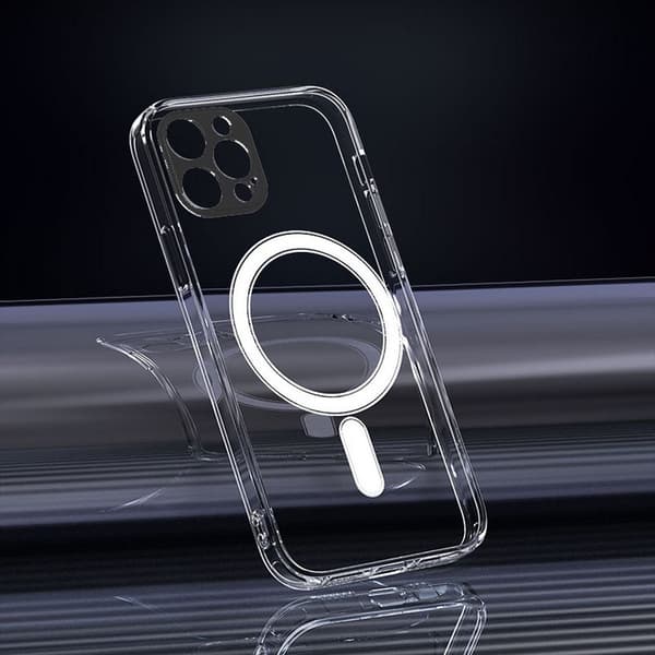 iPhone 12 Cover Clear Magsafe Hårdplast Transparent Transparent