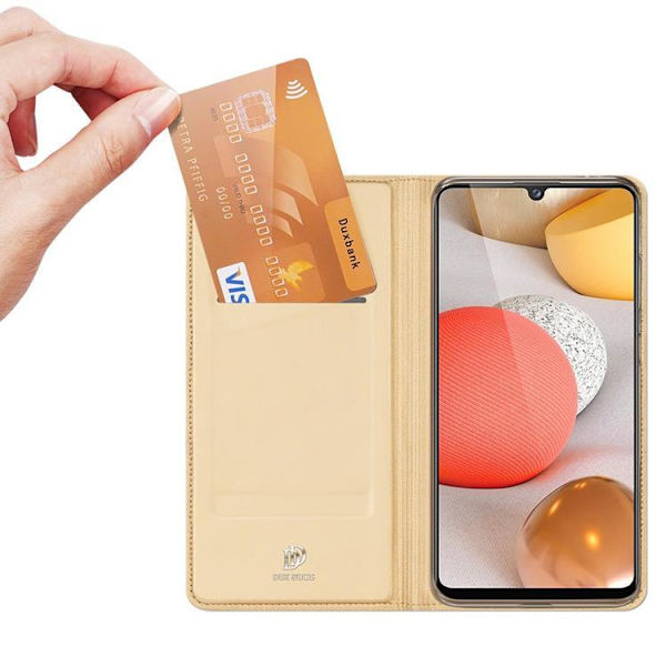 Dux Ducis Skin Series Fodral Galaxy A42 - Guld Gul