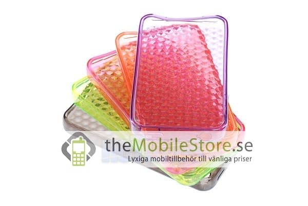 Hexagon FlexiCase Cover til iPhone 4S/4 (LILLA) Lila