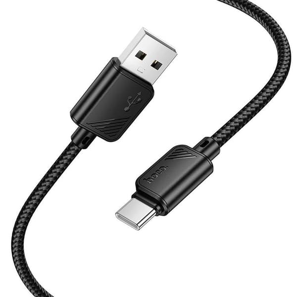 HOCO USB-A till USB-C Kabel 3A 1m X113 - Svart Svart