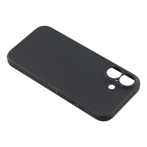 Mobilskal till iPhone 17 Skin-Touch Rubberized Hard PC - Svart Svart