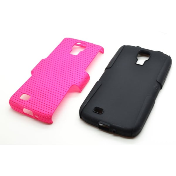 Mesh Combo Cover til Samsung Galaxy S4 i9500 (Magenta)