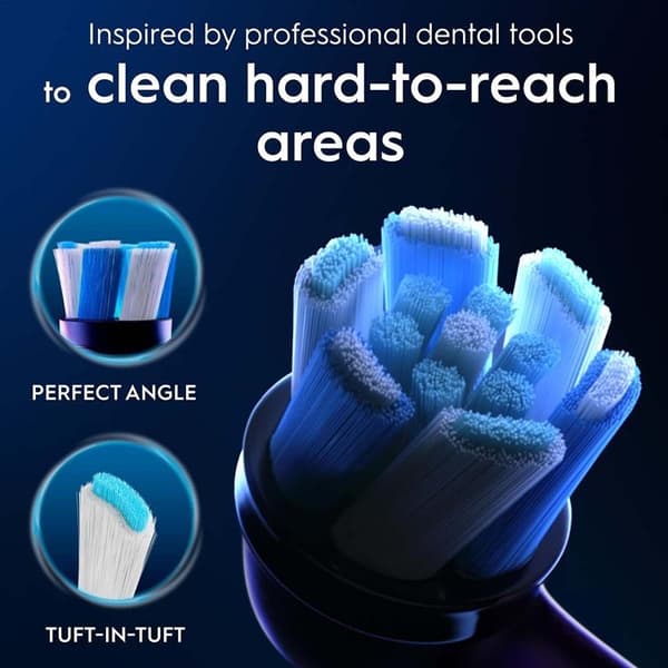 Oral B Børstehoved iO Ultimate Clean 6stk - Sort Svart