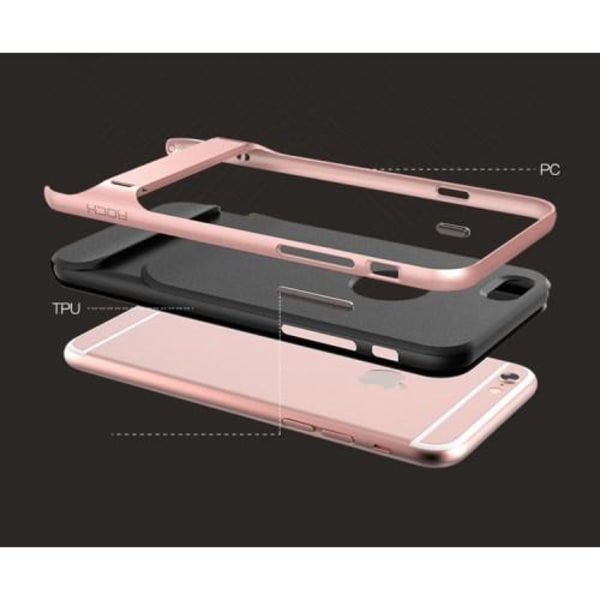 ROCK royce suojakuori Apple iPhone 6 (S) Plus -puhelimelle - Rose Gold