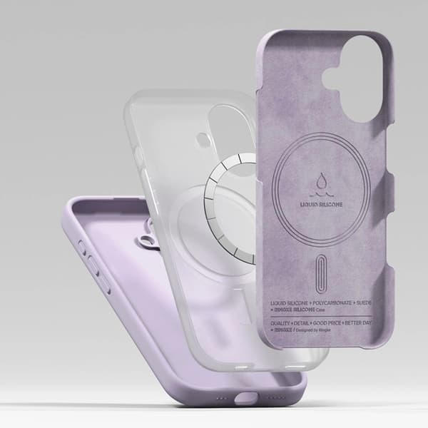 Tech-Protect Mobilskal till iPhone 17 Magsafe Magnetic Silikon - Ljuslila Lila