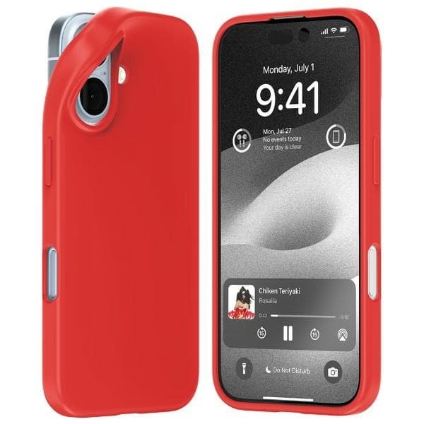 Mercury Mobilskal till iPhone 16 Soft - Röd Röd