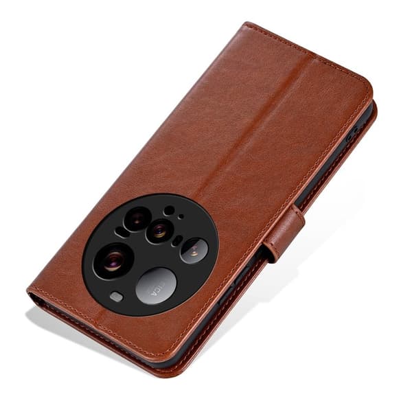 AZNS Xiaomi 15 Ultra Plånboksfodral Anti-Scratch Konstläder - Brun