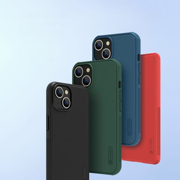Nillkin iPhone 14 Plus -kuori Super Frosted Shield Pro - Punainen Röd