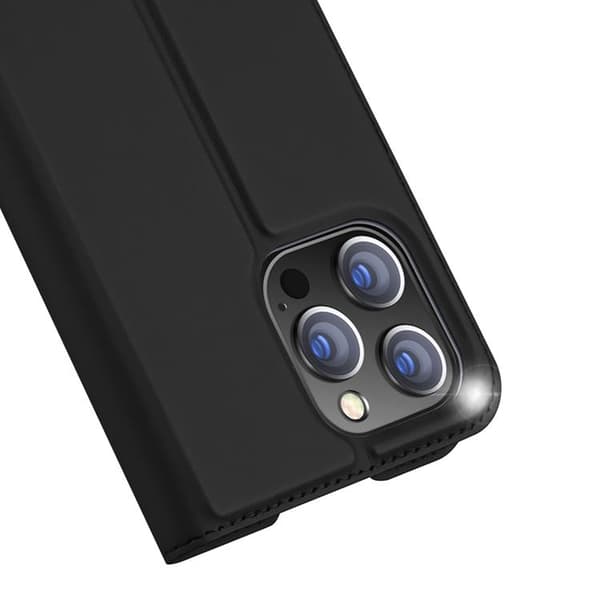 Dux Ducis iPhone 14 Pro Max -kotelo Skin Series Holster - Musta Black