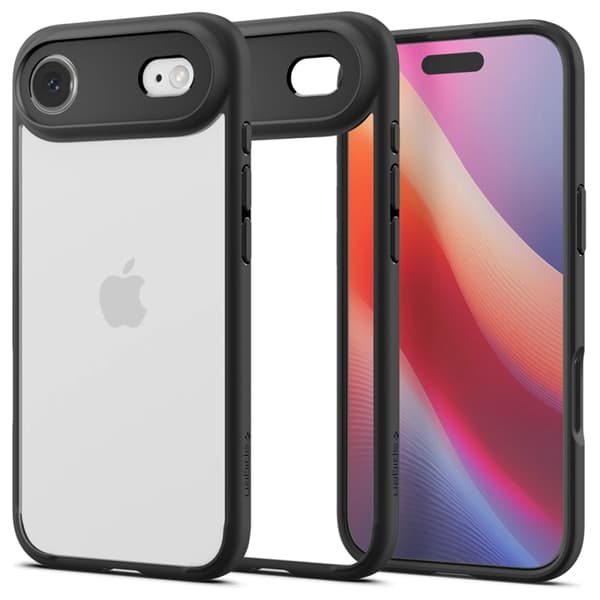 Spigen Telefontaske til iPhone Air Ultra Hybrid - Mat Sort Svart