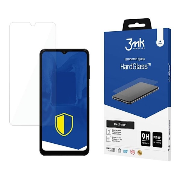 3MK Galaxy A04s Härdat Glas Skärmskydd - Clear