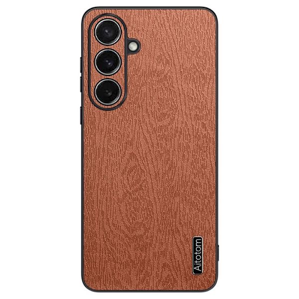 Mobilskal för Samsung Galaxy S26 Plus Konstläder - Brun