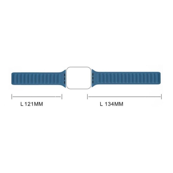 Apple Watch 2/3/4/5/6/SE (38/40/41mm) rannekorun magneettinen hihna - B
