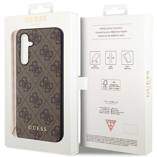 Guess Galaxy S23 FE Mobilskal Charms Collection - Brun
