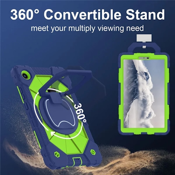 Lenovo Tab K9 Mobilskal Silikon Kickstand Grön