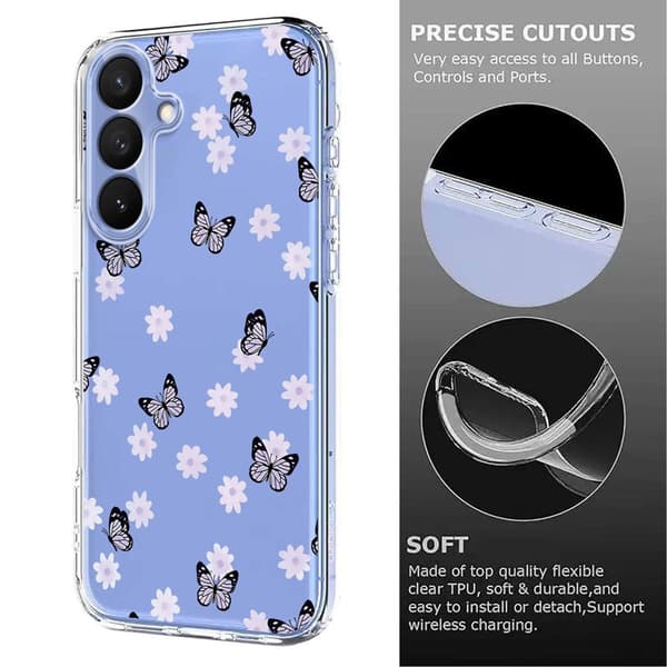 Mobilskal för Samsung Galaxy S26 Plus TPU - Fjärilar