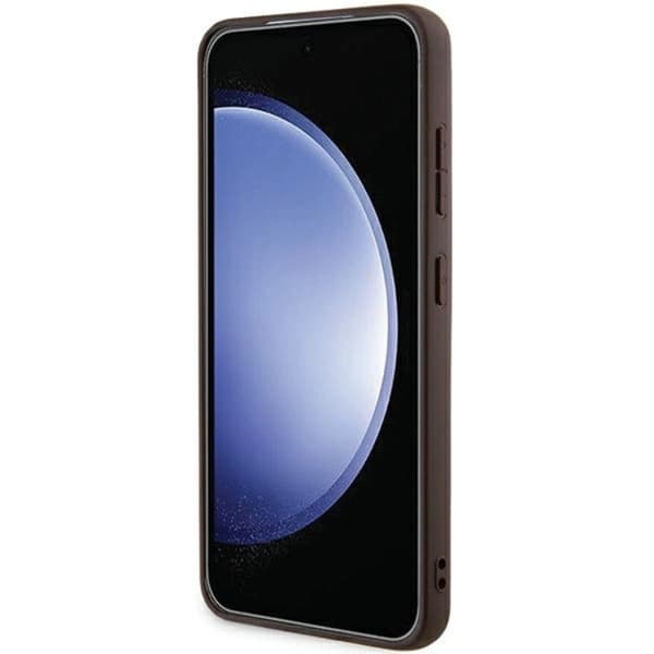 Guess Galaxy A55 5G Mobilskal Big Metall Logo - Brun Brun