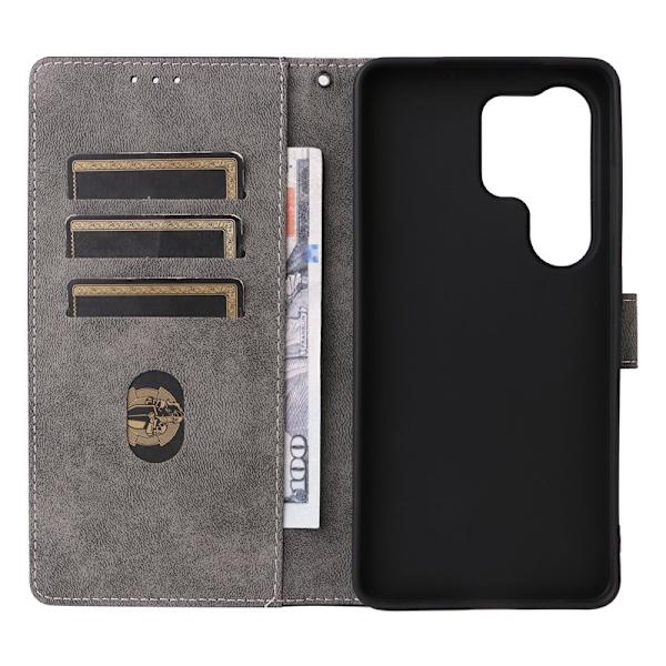Plånboksfodral för Samsung Galaxy S26 Ultra RFID Blocking Konstläder - Svart
