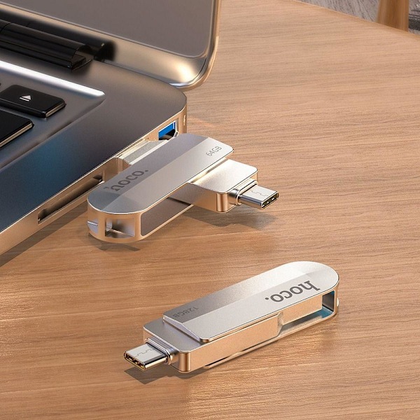 HOCO pendrive Wide UD10 USB + Type C 32GB USB3.0