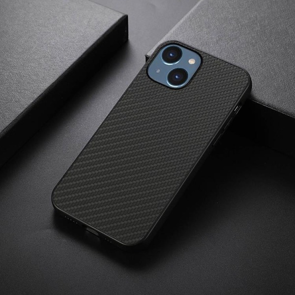 iPhone 14 Plus Skal Carbon Fiber - Svart Svart