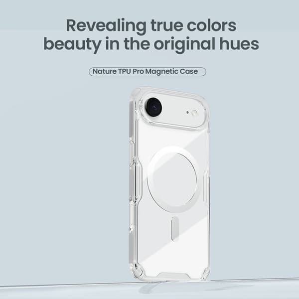 NILLKIN Nature Pro Series Mobilskal till iPhone Air MagSafe TPU PC Grå