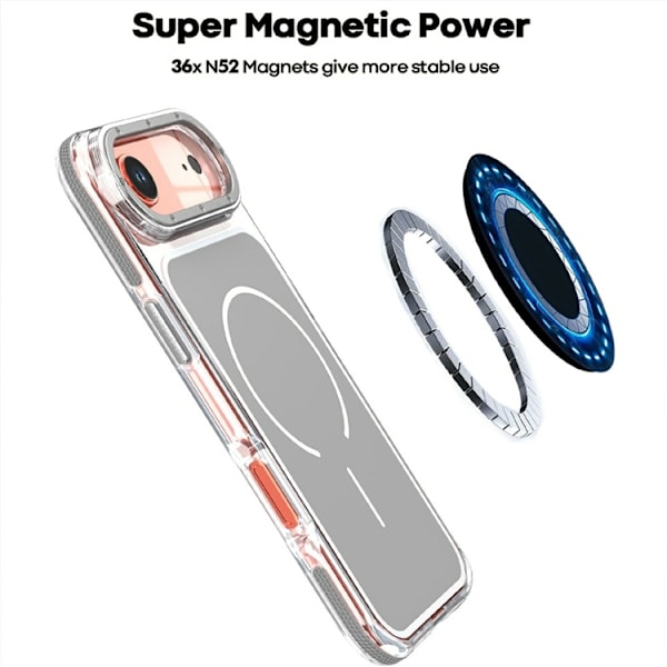 Mobilskal till iPhone Air MagSafe Dual Färg Shockproof - Grå Grå