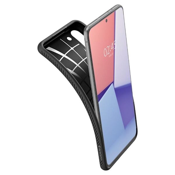 SPIGEN Liquid Air -kuori Galaxy S21 - mattamusta Black