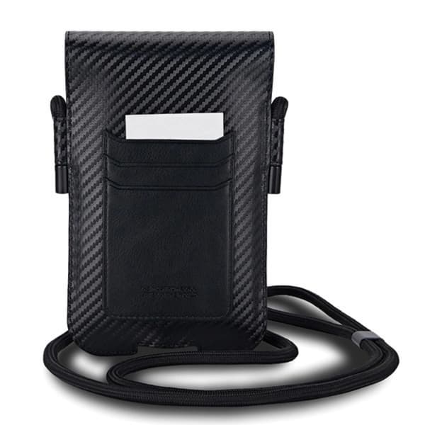 BMW Halsbandsfodral Carbon & Röd Stripe - Svart Black