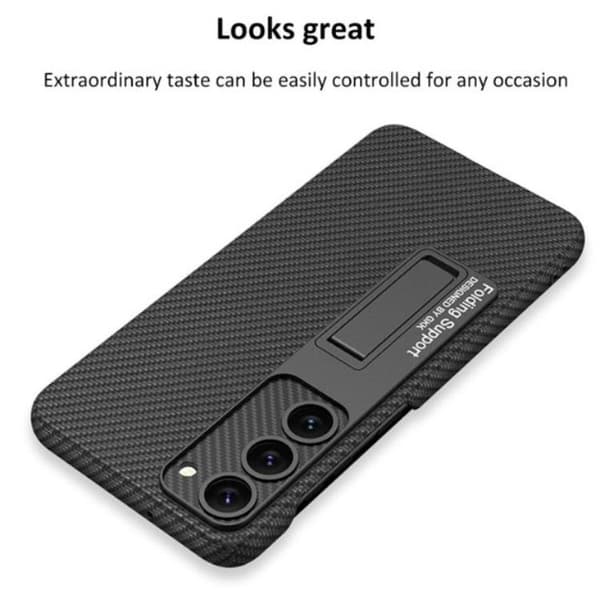 GKK Galaxy S23 -puhelinkotelo Kickstand PU-nahka - vihreä Grön