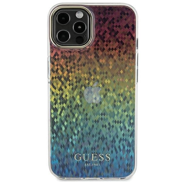 iPhone 12/12 Pro Skal GUHCP12MHDECMI Iridescent Speglad