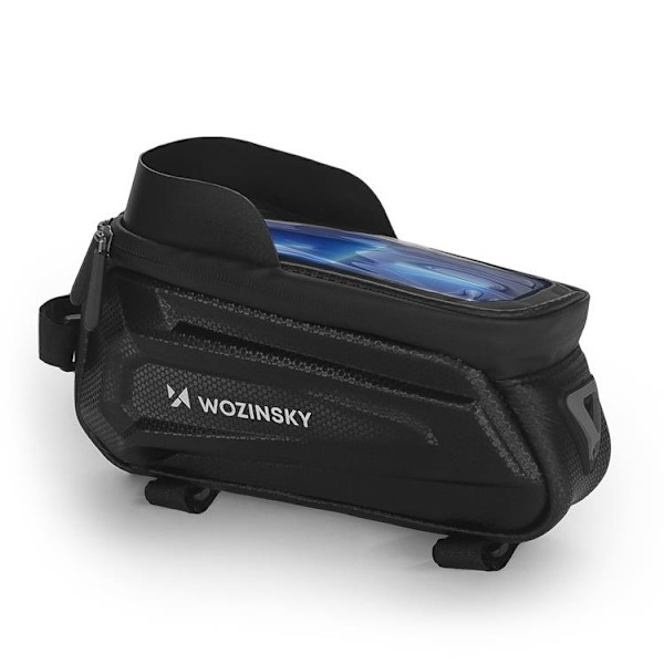 Wozinsky Cykelrametaske 1.7L Telefondæksel - Sort