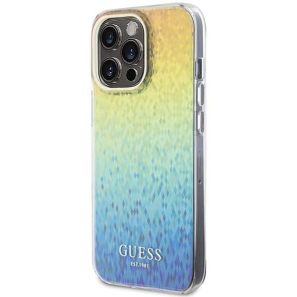 Guess Mobilskal till iPhone 15 Pro Max IML Mirror Disco Iridescent Flerfärgad