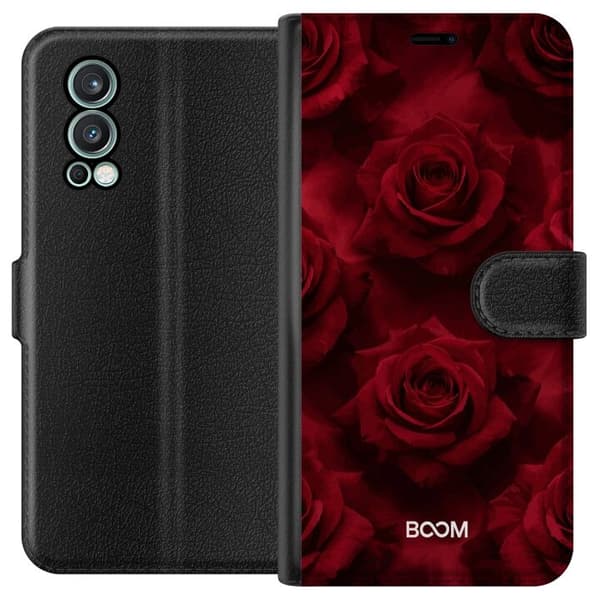 Plånboksfodral till OnePlus Nord 2 5G med Crimson Rose
