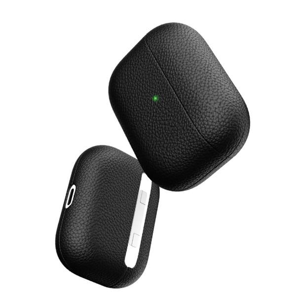 PodSkinz Artisan - Handgjort Läderfodral för dina Airpods Pro - Svart Svart