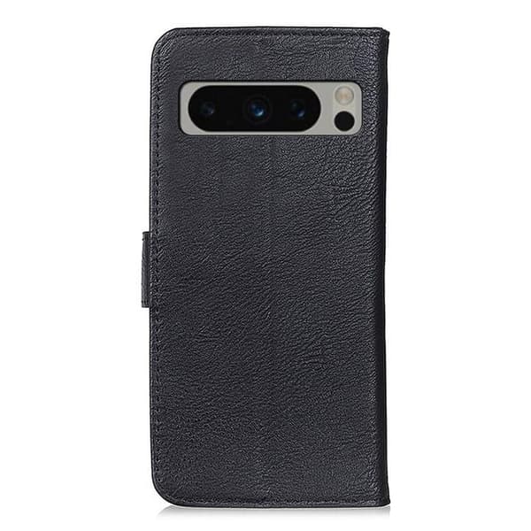 KHAZNEH Google Pixel 8 Lompakkokotelo Cowhide - Musta Black