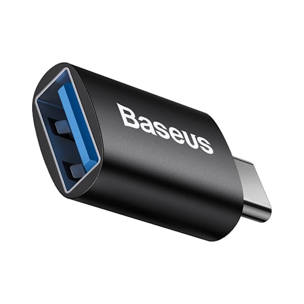 Baseus Adapter USB-C Till USB-A Ingenuity Series - Svart Svart