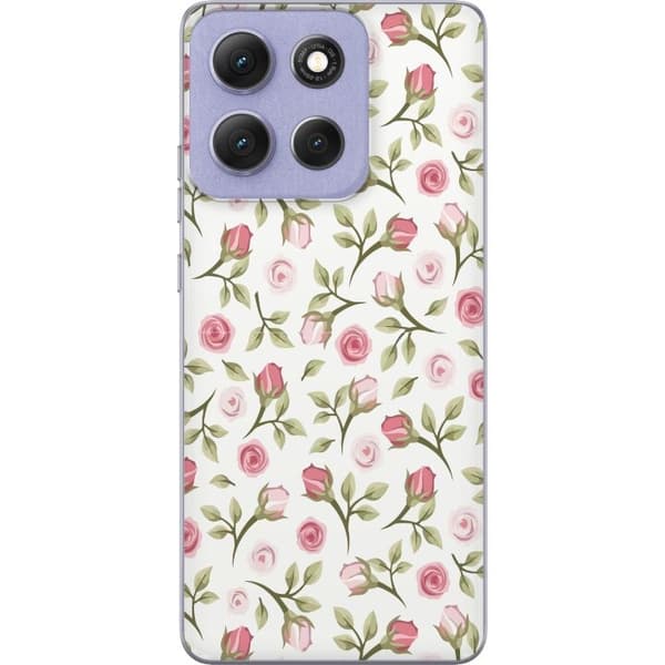 Telefontaske til Motorola Moto G86 Power med blomster
