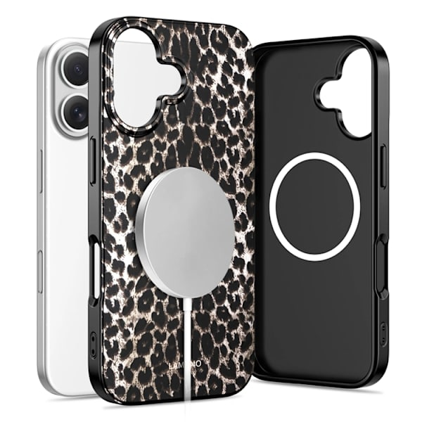Tech-Protect Mobilskal till iPhone 17 MagSafe Lamano - Leopard Brun