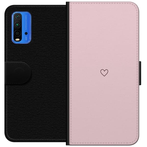Plånboksfodral till Xiaomi Redmi Note 9 4G med Litet Hjärta