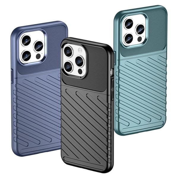 iPhone 15 Pro -kännykkäkuori Thunder Armored - Sininen Blå