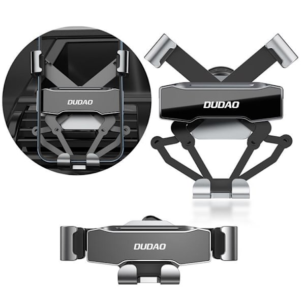 Dudao Gravity Bil Smartphone Holder - Sort Black