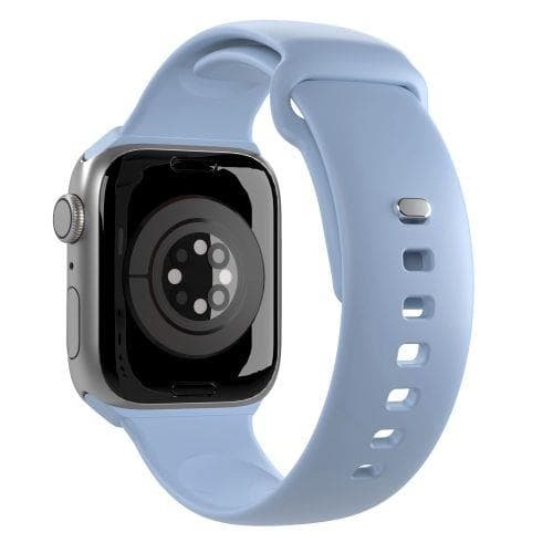 Puro Apple Watch (38/40/41mm) Armbånd Silikone - Lyseblå Black