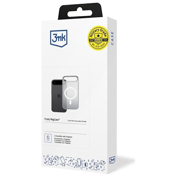 3MK Mobilskal till iPhone Air MagSafe Frosty - Vit Vit