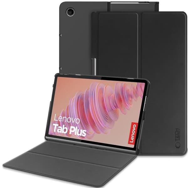 Tech-Protect Lenovo Tab Plus Fodral Smart - Svart Svart