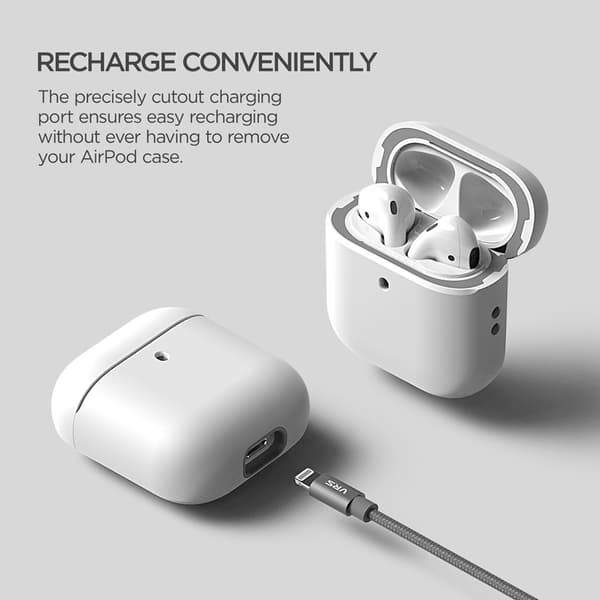 VRS DESIGN Modern Skal Apple Airpods - Vit White