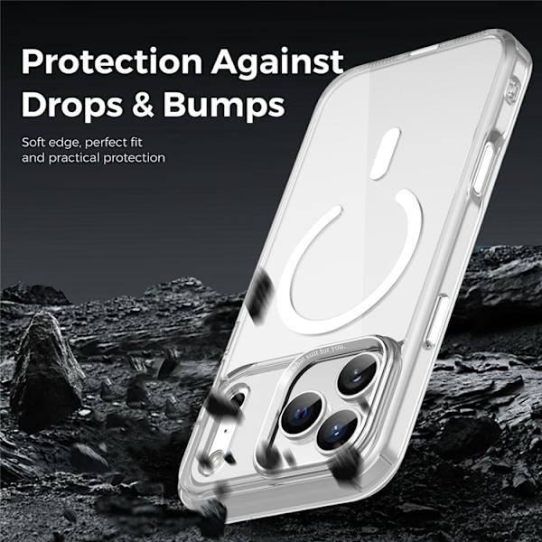 Mobilskal till iPhone 17 Pro Max MagSafe Transparent TPU+PC - Clear Transparent