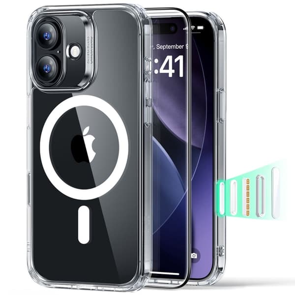 ESR Mobilskal till iPhone 17 Magsafe Classic Hybird - Clear Transparent