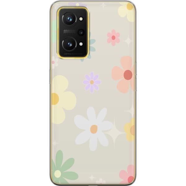 Mobilskal till Realme GT Neo 3T med fejdande blommor
